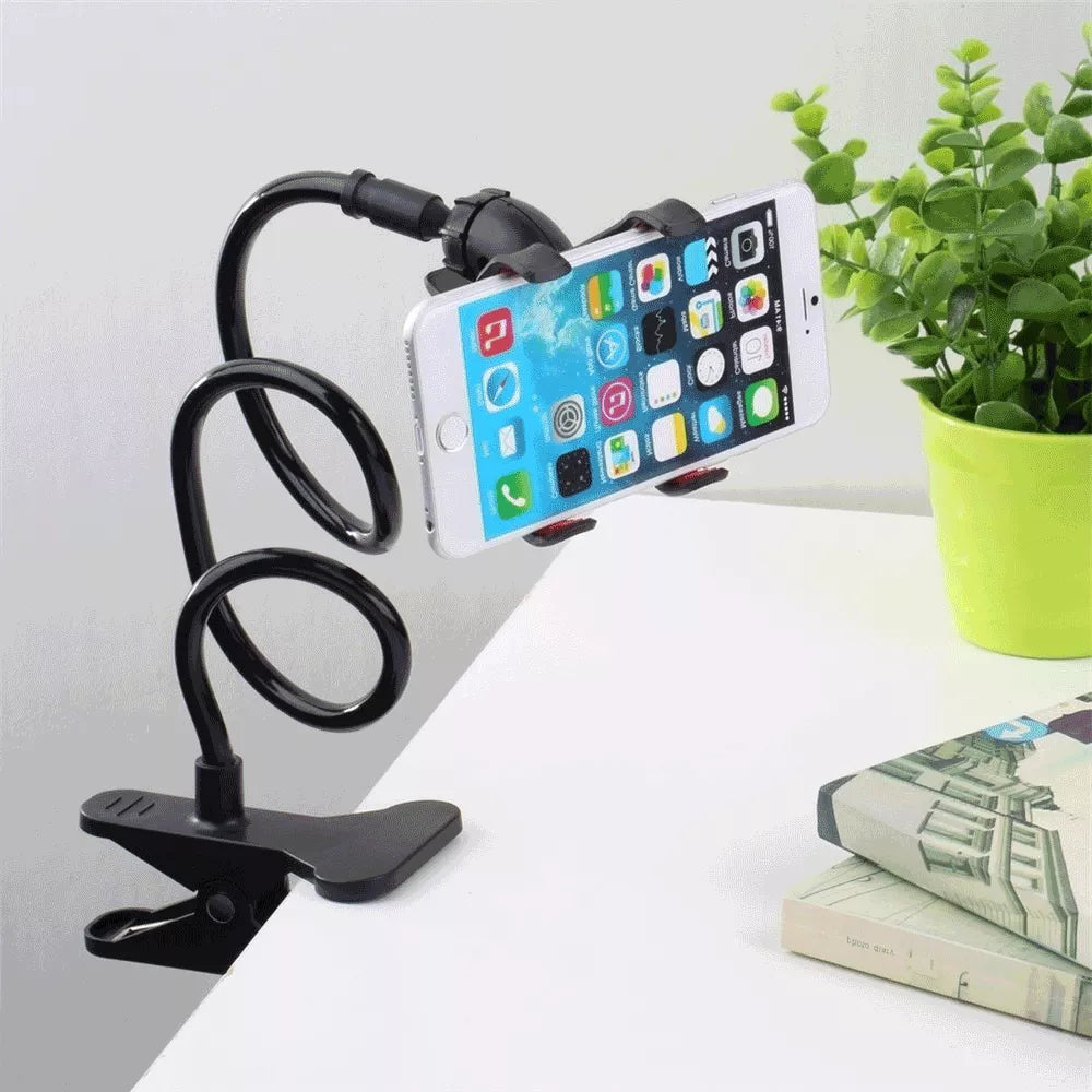 Mobile Phone Holder Universal Smartphone Clamp 60cm Claw Clip Flexible Rod Articulate Support Bracket 360° Adjustable Lazy Stand